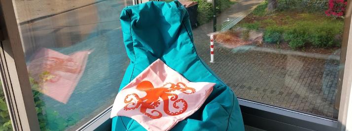 Leseecke Sitzsack
