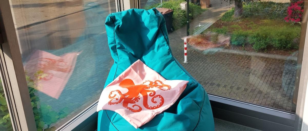 Leseecke Sitzsack